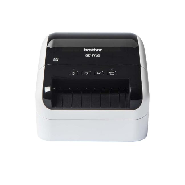 Brother QL-570 Thermal Label Printer Monochrome Direct Thermal 4.30 in s Mono 300 dpi USB - 3