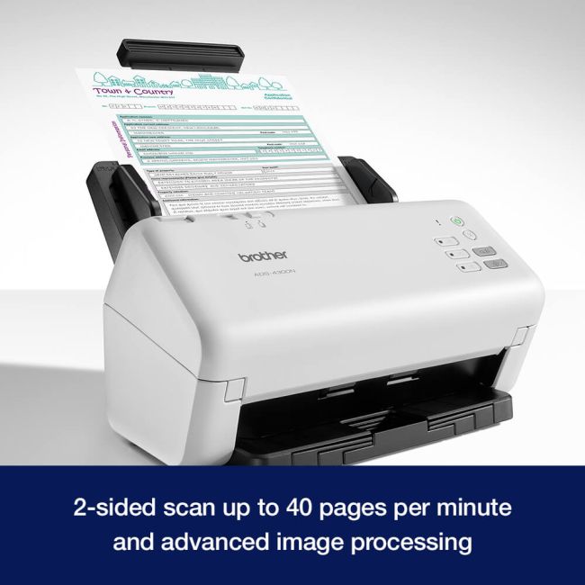 Brother ADS4300N A4 Document Scanner ADS4300NZU1 Printer Base