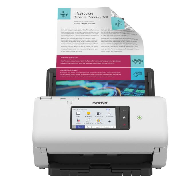 Brother ADS4700W A4 Document Scanner ADS4700WZU1 Printer Base