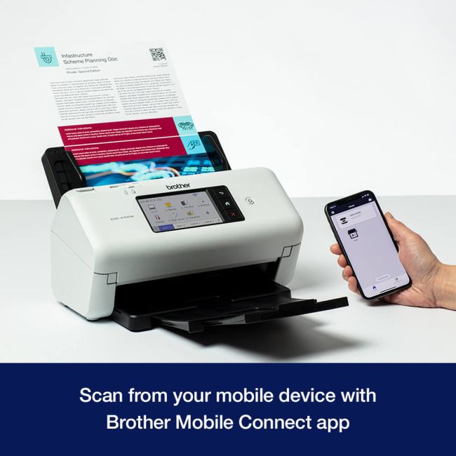 Brother ADS4700W A4 Document Scanner ADS4700WZU1 Printer Base