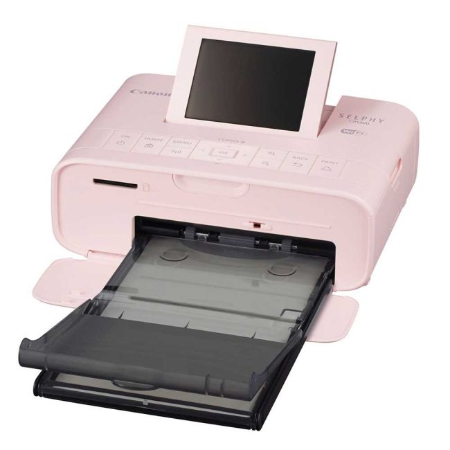 Canon SELPHY CP1300 Pink + RP-108 Ink and Paper Set - Kamera Express