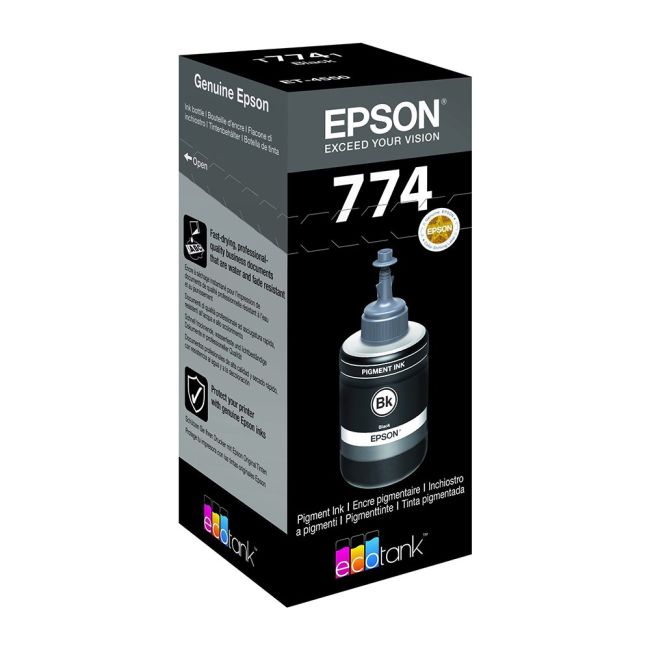 Epson C13T77414A T7741 Pigment Black Ink Bottle C13T774140