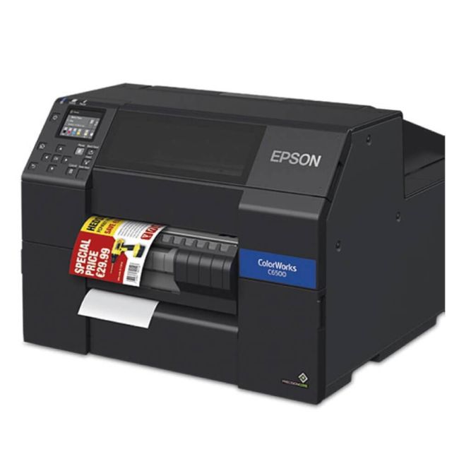 Epson ColorWorks CW C6500Pe Colour Inkjet Label Printer Printer Base Epson ColorWorks CW C6500Pe Colour Inkjet Label Printer Printer Base
