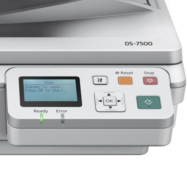 Epson WorkForce DS6500N A4 Flatbed Network Scanner with ADF B11B205231BU Printer Base