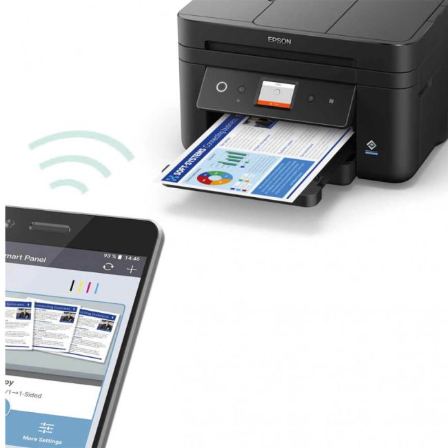 Epson WorkForce WF-2885DWF A4 Colour Multifunction Inkjet Printer C11CG28407 | Printer Base