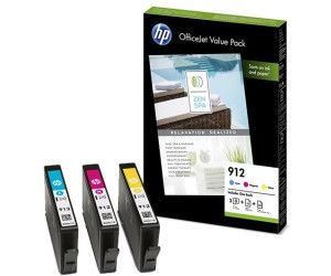 HP 912 Standard CMY Ink Bundle Pack 6JR41AE