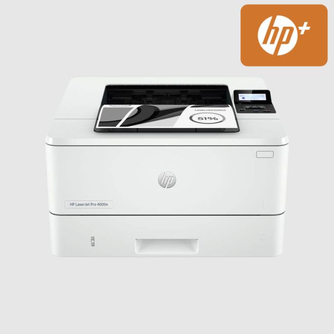 HP LaserJet Pro 4001NE A4 Mono Laser Printer HP+ Printer Base