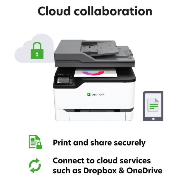 Lexmark MC3326i A4 Colour Multifunction Laser Printer 40N9763 Printer