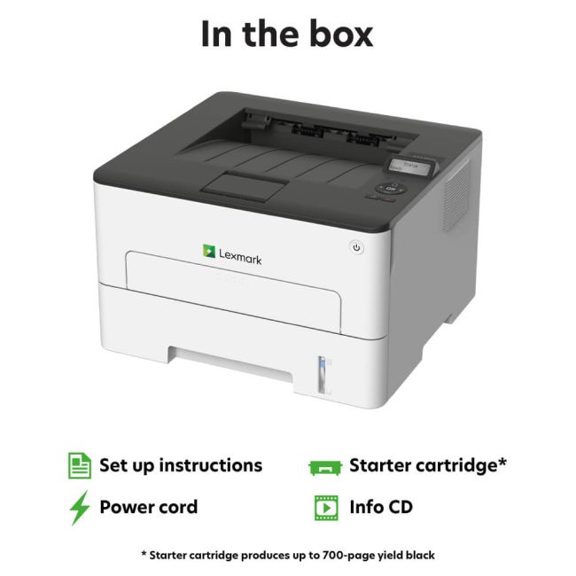 Lexmark B2236dw A4 Mono Laser Printer 18M0130 Printer Base