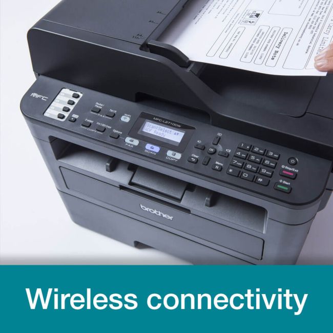 Brother MFCL2710DW A4 Mono Multifunction Laser Printer MFCL2710DWZU1