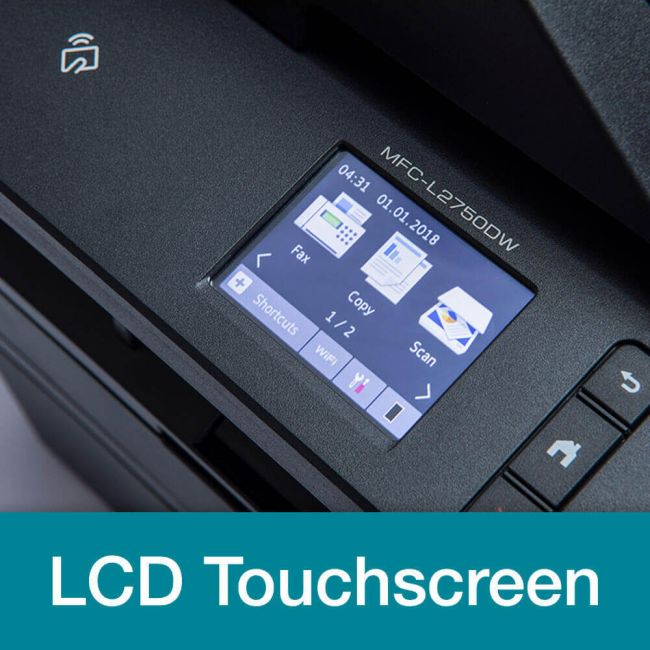 Brother MFCL2750DW A4 Mono Multifunction Laser Printer MFCL2750DWZU1