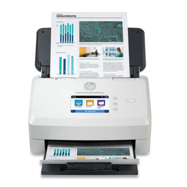 HP Scanjet Enterprise Flow N7000 SNW1 A4 Sheet-fed Scanner 6FW10A | Printer Base