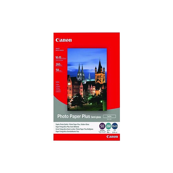 Canon Photo Paper Plus SemiGloss 4x6in (50 Pack) 1686B015 Printer Base