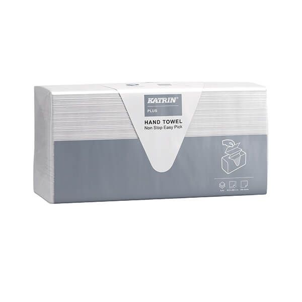 Katrin Plus Hand Towel 3Ply Easy Pick Non Stop M3 (Pack of 8) 73177