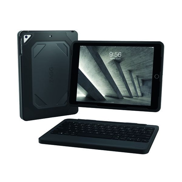 Zagg Rugged Book Keyboard/Case for Apple iPad Mini 5 UK 103104043 Printer Base