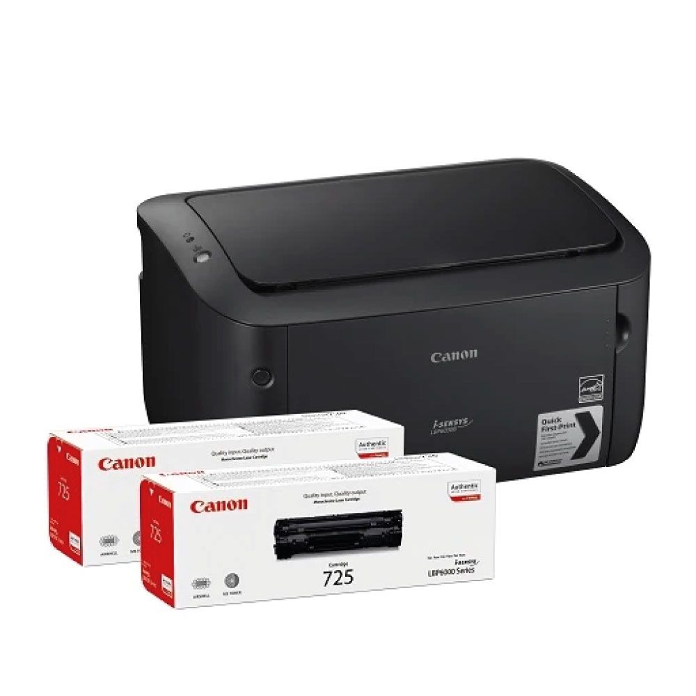Canon i SENSYS LBP6030B A4 Mono Laser Printer 2 Toner Bundle