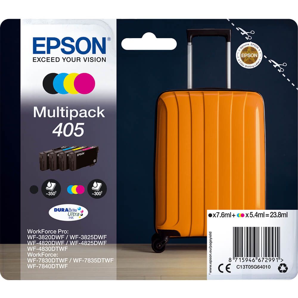 Epson 405 CMYK Ink Cartridge Multipack C13T05G64010 | Printer Base