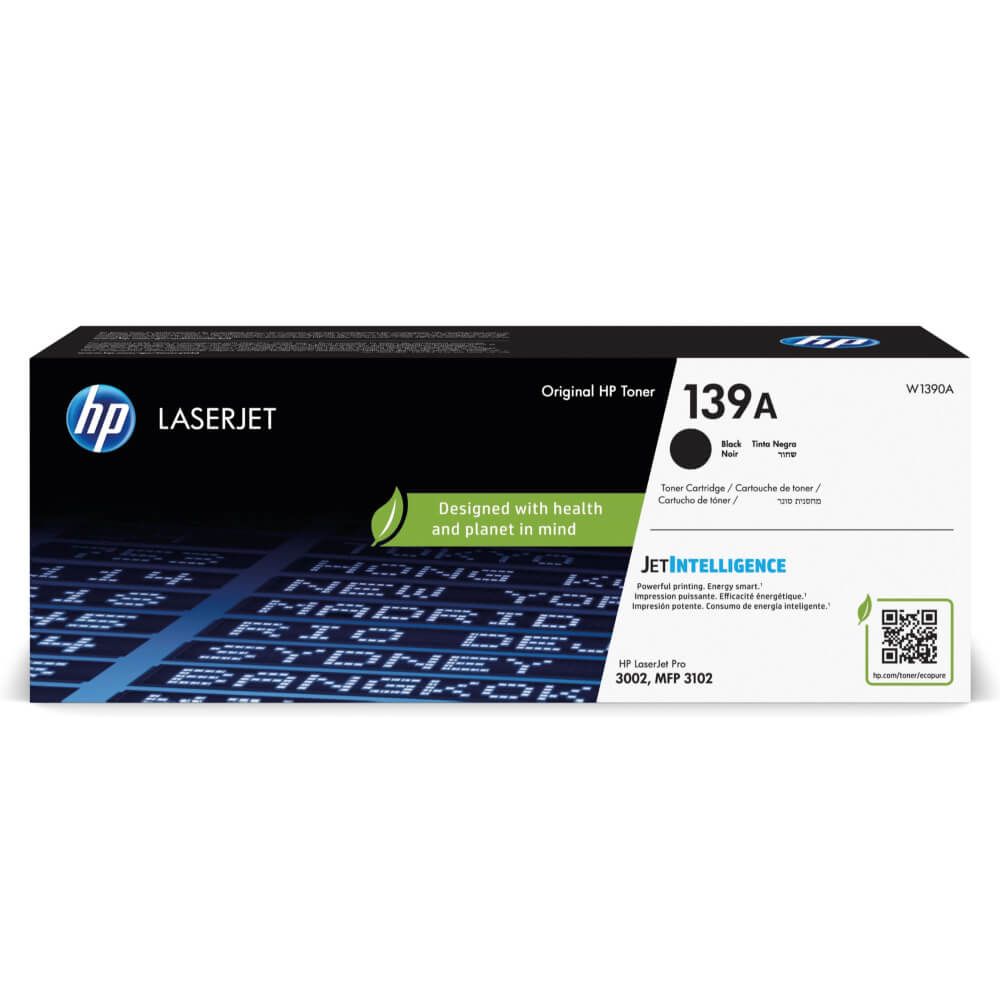 HP 139A Standard Black Toner Cartridge (1,500 Pages*) W1390A Printer Base