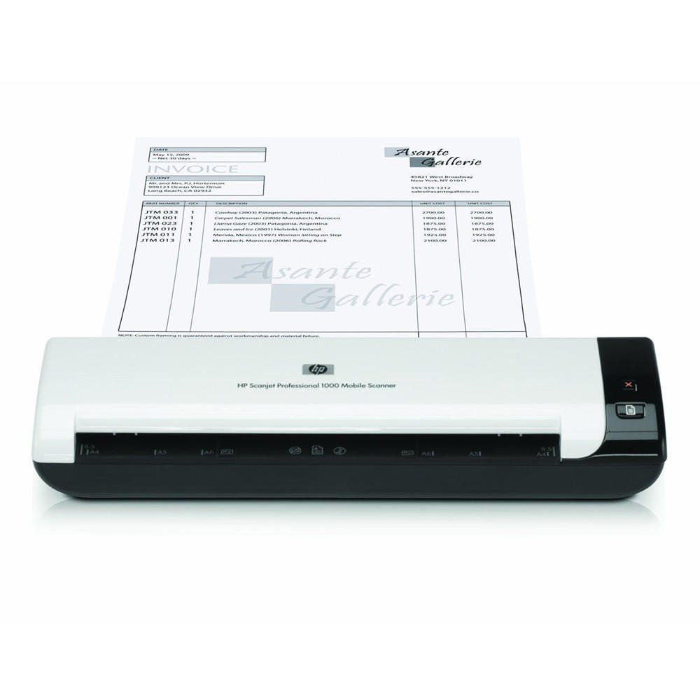 HP Scanjet Professional 1000 Mobile Scanner L2722A#B19 | Printer Base