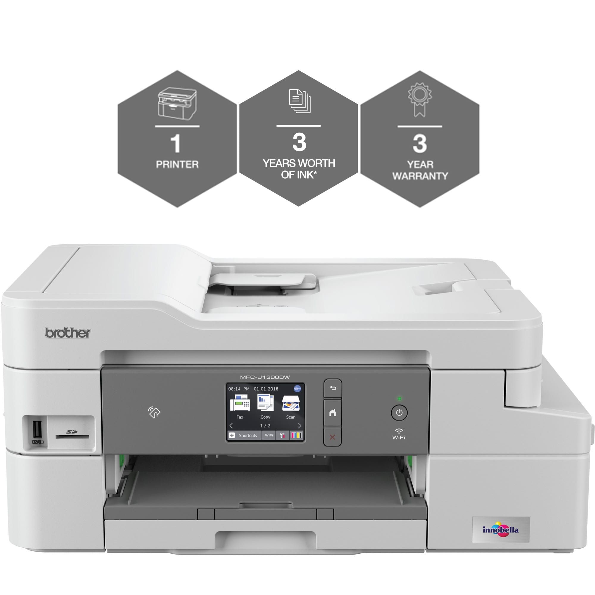Brother MFCJ1300DW A4 Colour Inkjet Multifunction MFCJ1300DWZU1