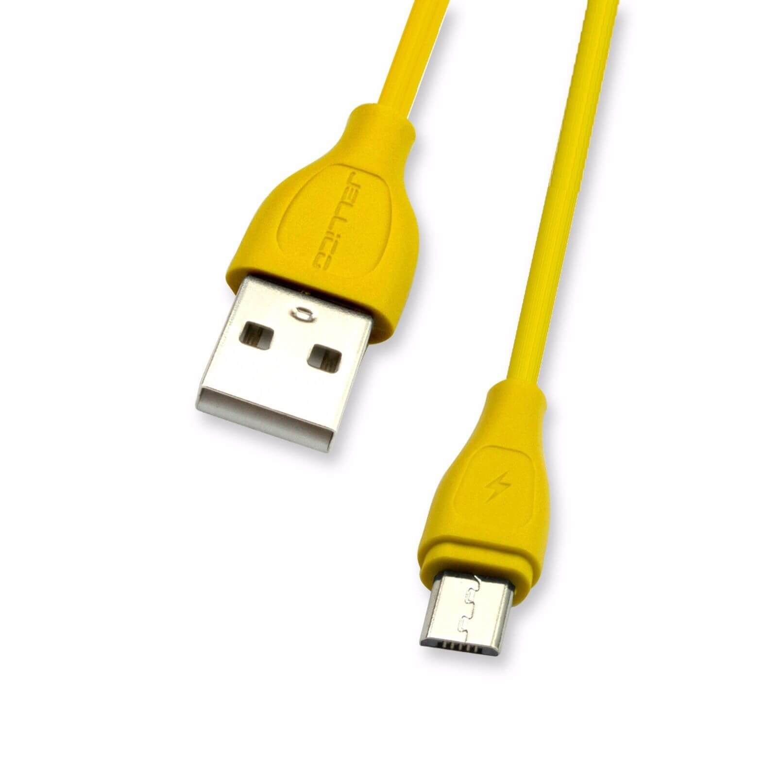 Fast Charge USB MicroB Cable for Samsung Galaxy S4 S5 S7 Note [Yellow] | Printer Base