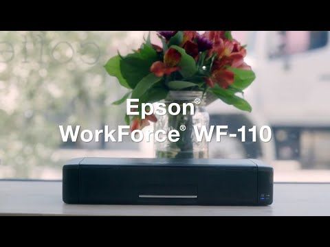 Epson WorkForce WF-110W Portable A4 Colour Inkjet Printer C11CH25401DA