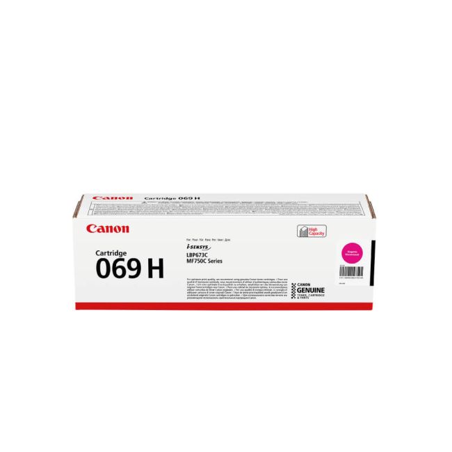 Canon 069H High Capacity Magenta Toner Cartridge (5,500 Pages*) 5096C002