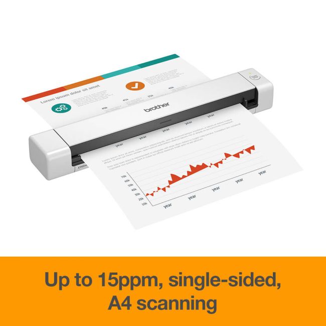 Brother DS-640 A4 Mobile Scanner