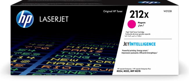 HP 212X Magenta High Yield Toner Cartridge (10,000 Pages*) W2123X