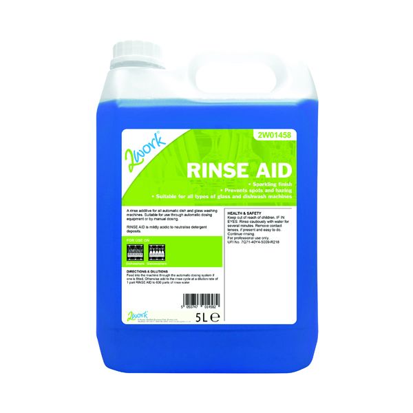 2Work Rinse Aid Additive 5 Litre image