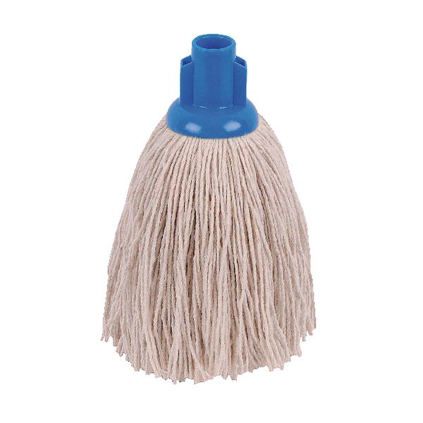 2Work 12Oz Twine Rough Mop Blu Pk10 image