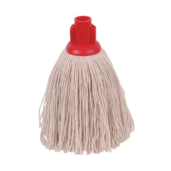 2Work 12Oz Twine Rough Mop Red Pk10 image
