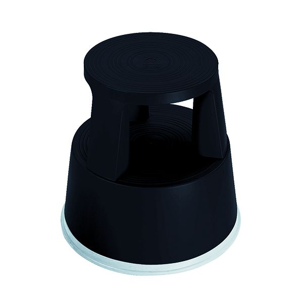 2Work Plastic Step Stool Black image