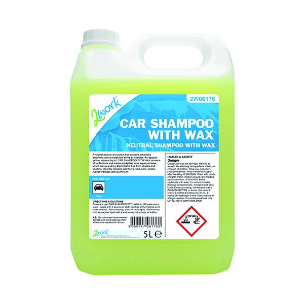 2Work Car Shampoo with Wax 5L image