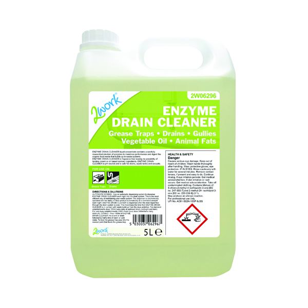 2Work Enzyme Drain Cleaner 5 Litre image