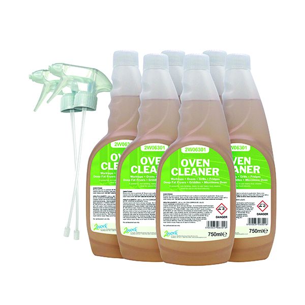2Work Oven Cleaner 750ml Pk6 image