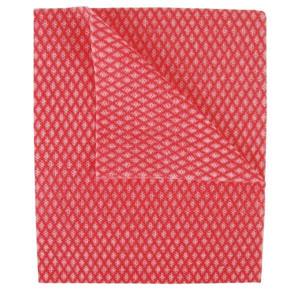 2Work Economy Cloths Red Pk50 image