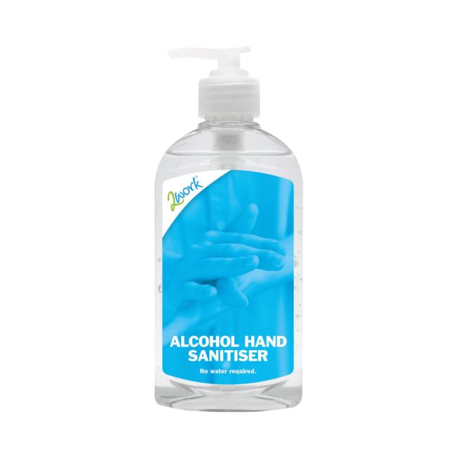 2Work Alcohol Hand Sanitiser 300ml (Pack of 6) 2W22906 image 1