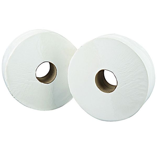 2Work 2Ply White Jumbo 410Mx92Mm Pk6 image
