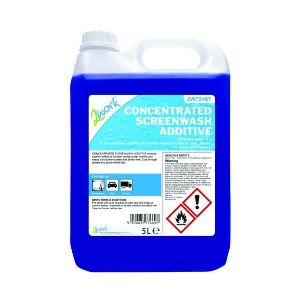 2Work Screen Wash Additive 5 Litre image