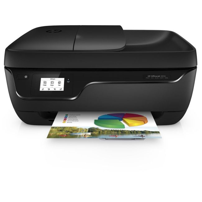 HP Officejet 3831 Multifunction Inkjet Printer Front View FRONT VIEW