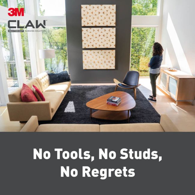 3M Claw Drywall Picture Hanger 7kg (Pack of 2) 7100269135 image 6