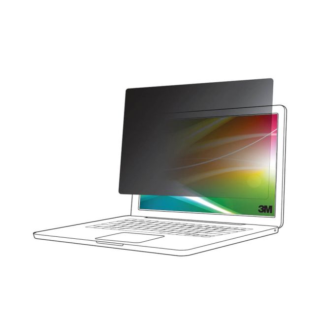 3M Bright Screen Privacy Filter for 14.1 Laptop 16:10 BP141W1B image 1