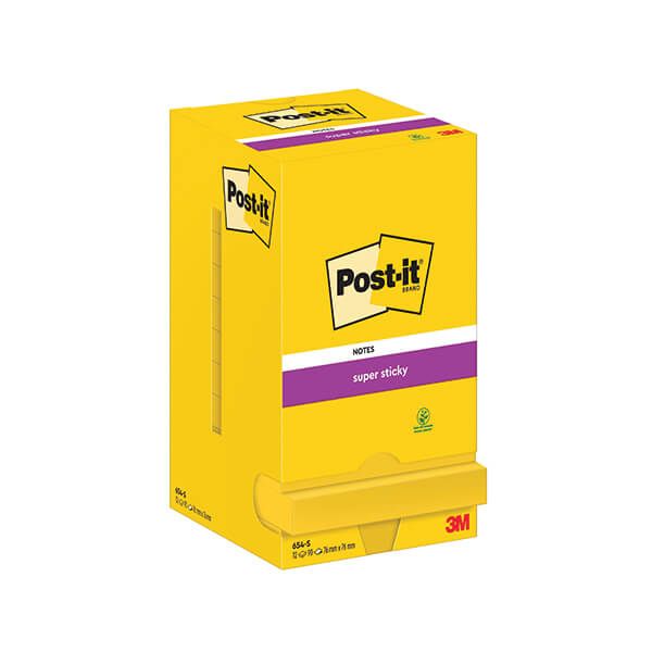 Post-it S/Sticky 76x76 90S UYlw Pk12 image
