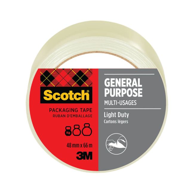 Scotch General Purpose Tape 48mm x 66m Clear 4501T6648 image 1
