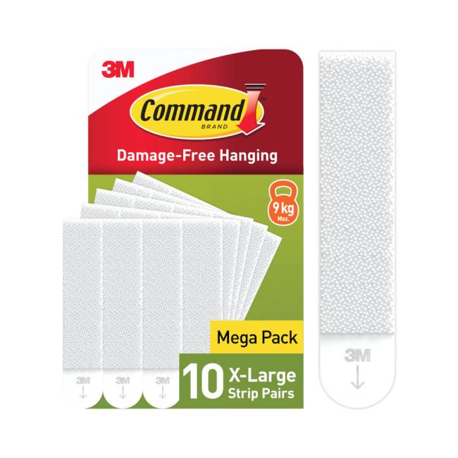 Command Picture Hanging Strips Extra Large White (Pack of 10) 7100349290 image 1