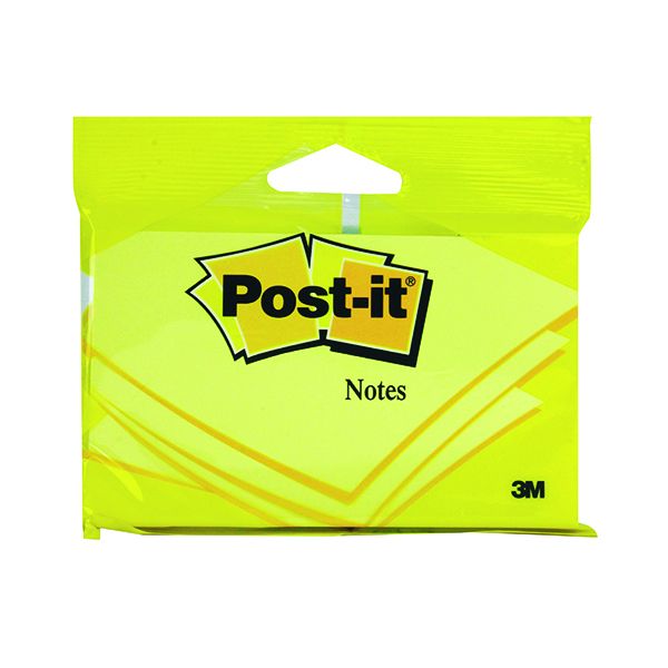 Post-It Yellow Notes 76x127mm Pk12 image