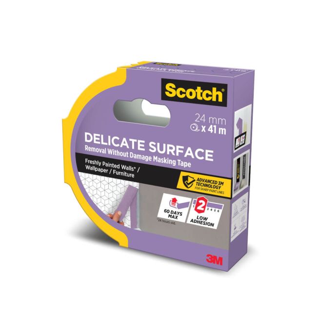 Scotch Delicate Surface Masking Tape 24mm x 41m 7100324512 image 1