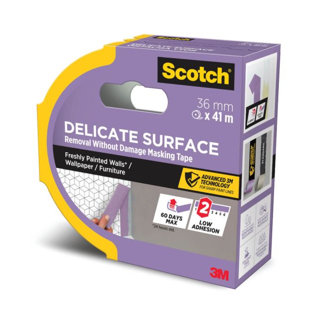 Scotch Delicate Surface Masking Tape 36mmx41m 7100324511 image 1