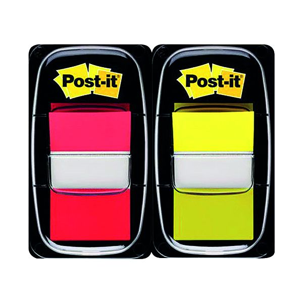 Post-it Red/Yellow Index 1in Pk2 image